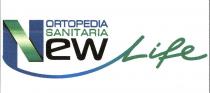 NEW LIFE ORTOPEDIA SANITARIA marchio d impresa composto da scritte: ortopedia sanitaria new in stampatello e scritta life in corsivo con NEW LIFE ORTOPEDIA SANITARIA marchio d impresa composto da scritte: ortopedia sanitaria new in stampatello e scritta life in corsivo con sottolineatura sottostante le tre scritte in precedenza elencate. NEW LIFE ORTOPEDIA SANITARIA marchio d impresa composto da scritte: ortopedia sanitaria new in stampatello e scritta life in corsivo con