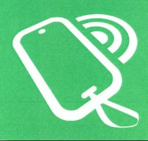 IL LOGO RAPPRESENTA UN ETICHETTA CARTACEA CHE HA LA FORMA E L ASPETTO DI UNO SMARTPHONE, leggermente ruotata in senso antiorario. fuoriescono LOGO RAPPRESENTA UN ETICHETTA CARTACEA CHE HA LA FORMA E L ASPETTO DI UNO SMARTPHONE, leggermente ruotata in senso antiorario. fuoriescono dal lato destro dell etichetta delle onde radio in forma simbolica, come semicerchi concentrici. il tutto e in bianco su fondo verde. IL LOGO RAPPRESENTA UN ETICHETTA CARTACEA CHE HA LA FORMA E L ASPETTO DI UNO SMARTPHONE, leggermente ruotata in senso antiorario. fuoriescono