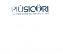 PIU SICURI . SERENITA E SICUREZZA ANCHE A CASA - IL NOME DEL MARCHIO CONSISTE NELLA SCRITTA PIU SICURI CONTENENTE IN PIU SICURI . SERENITA E SICUREZZA ANCHE A CASA - NOME DEL MARCHIO CONSISTE NELLA SCRITTA PIU SICURI CONTENENTE IN CORRISPONDENZA DELLA LETTERA U DELLA PAROLA SICURI IL LOGO FIGURATIVO. IL FONT UTILIZZATO PER LA PAROLA PIU E SENSATION REGULAR, PER LA PAROLA SICURI E SENSATION BOLD PIU SICURI . SERENITA E SICUREZZA ANCHE A CASA - IL NOME DEL MARCHIO CONSISTE NELLA SCRITTA PIU SICURI CONTENENTE IN