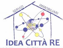 IDEA CITTA RE - SERVIZI IMMOBILIARI il marchio e costituito da una casa stilizzata che al suo interno contiente una IDEA CITTA RE - SERVIZI IMMOBILIARI marchio e costituito da una casa stilizzata che al suo interno contiente una sorta di atomo con 3 ellissi, 12 sfere e il mondo al centro, sul quale c e scritto ICC.Sul tetto, a sinistra c e scritto SERVIZI e a destra IMMOBILIARI .Alla base della casa c e la scritta IDEA CITTA RE . IDEA CITTA RE - SERVIZI IMMOBILIARI il marchio e costituito da una casa stilizzata che al suo interno contiene una