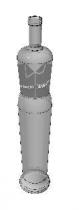 marchio consiste nella rappresentazione tridimensionale di una bottiglia di forma originale con un etichetta originale a guisa di camicia avente marchio consiste nella rappresentazione tridimensionale di una bottiglia di forma originale con un etichetta originale a guisa di camicia avente colletto con estremità rispettivamente a punta e stondata, contenente le diciture DINAMICO e L ASTEMIA PENTITA, riprodotte in originali caratteri. NOTA: Il presente marchio è un marchio tridimensionale. Il sistema telematico attualmente non prevede questa opzione nella tendina relativa alla Natura del marchio. Al riguardo farà fede la descrizione del marchio stesso che indica espressamente che si tratta di marchio tridimensionale. Il marchio consiste nella rappresentazione tridimensionale di una bottiglia di forma originale con un etichetta originale a guisa di camicia avente