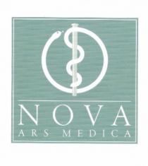 NOVA ARS MEDICA - Bastone di Esculapio con serpente attorcigliato e chiuso ad O più la scritta sottostante NOVA ARS NOVA ARS MEDICA - Bastone di Esculapio con serpente attorcigliato e chiuso O più la scritta sottostante NOVA ARS MEDICA . NOVA ARS MEDICA - Bastone di Esculapio con serpente attorcigliato e chiuso ad O più la scritta sottostante NOVA ARS