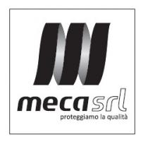 meca srl proteggiamo la qualità marchio figurativo . Il marchio consiste in pittogramma, che oltre a rappresentare una m stilizzata, iniziale meca srl proteggiamo la qualità marchio figurativo . marchio consiste in pittogramma, che oltre a rappresentare una m stilizzata, iniziale del marchio meca srl, vuole richiamare la forma di una bobina di banda stagnata srotolata. Le lettere in minuscolo del marchio meca srl sono realizzate con carattere simil Intercity . In basso la scritta in minuscolo proteggiamo la qualità realizzata con carattere Calibri . meca srl proteggiamo la qualità marchio figurativo . Il marchio consiste in pittogramma, che oltre a rappresentare una m stilizzata, iniziale