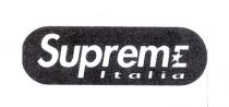 marchio è costituito da un impronta scura di forma tendenzialmente ellissoidale all interno della quale appare la denominazione Supreme Italia in marchio è costituito da un impronta scura di forma tendenzialmente ellissoidale all interno della quale appare la denominazione Supreme Italia in lettere stilizzate, dove la denominazione Supreme, è caratterizzata da una S maiuscola e termina con una stella al centro di due segmenti che suggerisce l idea di una E. Il marchio è costituito da un impronta scura di forma tendenzialmente ellissoidale all interno della quale appare la denominazione Supreme Italia in