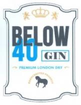 BELOW 40 GIN