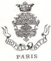 HOTEL RITZ PARIS