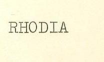 RHODIA