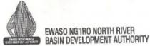 EWASO NG'IRO NORTH RIVER BASIN DEVELOPMENT AUTHORITY