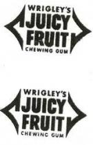 WRIGLEY'S JUICY FRUIT CHEWING GUM