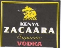 KENYA ZACAARA SUPERIOR VODKA