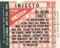 INJECTO ALL ACTION TABLETS NEW! FOR MEN AND WOMEN TWINS 