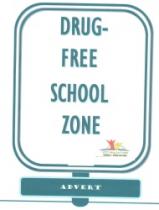 DRUG FREE SCHOOL ZONE