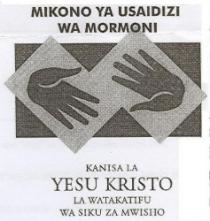 MIKONO YA USADIZI WA MORMONI KANISA LA YESU KRISTO LA WATAJKATIFU WA SIKU ZA MWISHO