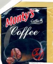 MONTY'S COFFEE 3 IN 1 THREE IN ONE