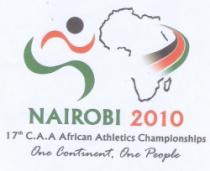 17TH C.A.A. AFRICA ATHLETICS CHAMPIONSHIPS NAIROBI 2010