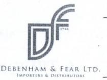 DF DEBENHAM & FEAR LTD IMPORTERS & DISTRIBUTORS 1946