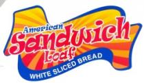 American Sandwich Loaf WHITE SLICED BREAD