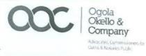 Ogola Okello & Company Advocates, Commissioners for Oaths & Notaries Public