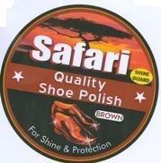 Safari Quality Shoe Polish BROWN For shine & Protection SHINE GUARD