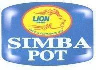 LION BRAND SIMBA POT MADE IN KENYA SINCE 1929