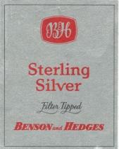 STERLING SILVER BENSON and HEDGES