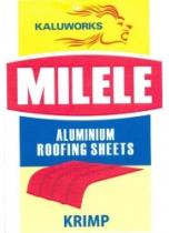 MILELE ALUMINIUM ROOFING SHEETS KRIMP