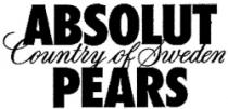 ABSOLUT PEARS Country of Sweden