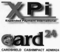 XPi Expanded Payment International card 24 CARDSHIELD CASHIMPACT ADMIN24