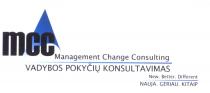 mcc Management Change Consulting VADYBOS POKYČIŲ KONSULTAVIMAS New. Better. Different NAUJA. GERIAU. KITAIP