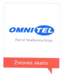 OMNITEL Part of TeliaSonera Group Žmonės skaito