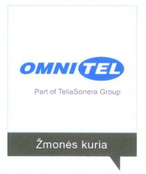 OMNITEL Part of TeliaSonera Group Žmonės kuria