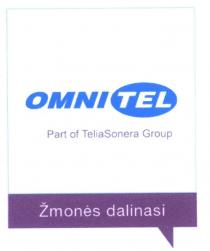 OMNITEL Part of TeliaSonera Group Žmonės dalinasi