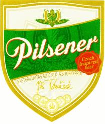 Pilsener Czech inspired beer