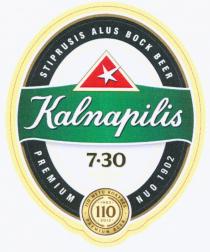 Kalnapilis 7-30 STIPRUSIS ALUS BOCK BEER PREMIUM NUO 1902