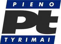 PIENO Pt TYRIMAI