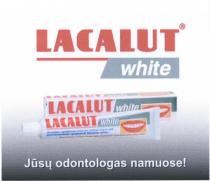 LACALUT white Jūsų odontologas namuose!