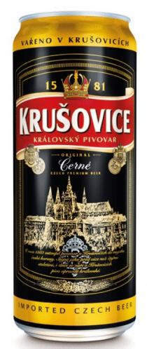 1581 KRUŠOVICE KRALOVSKY PIVOVAR Černe