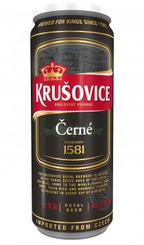 KRUŠOVICE KRALOVSKY PIVOVAR Černe 1581