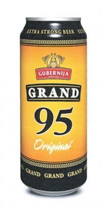 EXTRA STRONG BEER GUBERNIJA GRAND 95 Original