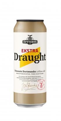 ŠVYTURYS 1784 EKSTRA Draught Šviesusis Dortmunder stiliaus alus NEPASTERIZUOTAS. TOKS KAIP BARE