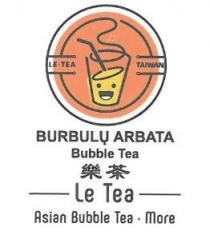BURBULŲ ARBATA Bubble Tea le Tea Asian Bubble Tea More