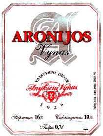 ARONIJOS Vynas