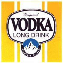 Original VODKA LONG DRINK TARJOTAAN KYLMAENAE