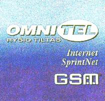 OMNITEL RYŠIO TILTAS Internet SprintNet GSM