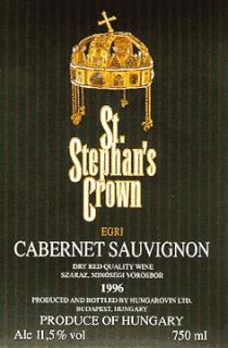St.Stephan's Crown EGRI CABERNET SAUVIGNON