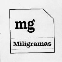 mg Miligramas