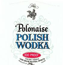 Polonaise POLISH WODKA 100 PROOF Polmos POLISH VODKA