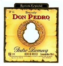 DON PEDRO Brandy Pedro Domecq HECHO EN MEXICO