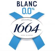 BLANC 0.0% Kronenbourg 1664 BIERE BLANCHE