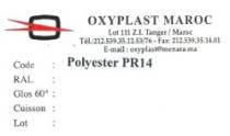 OXYPLAST POLYESTER PR 14